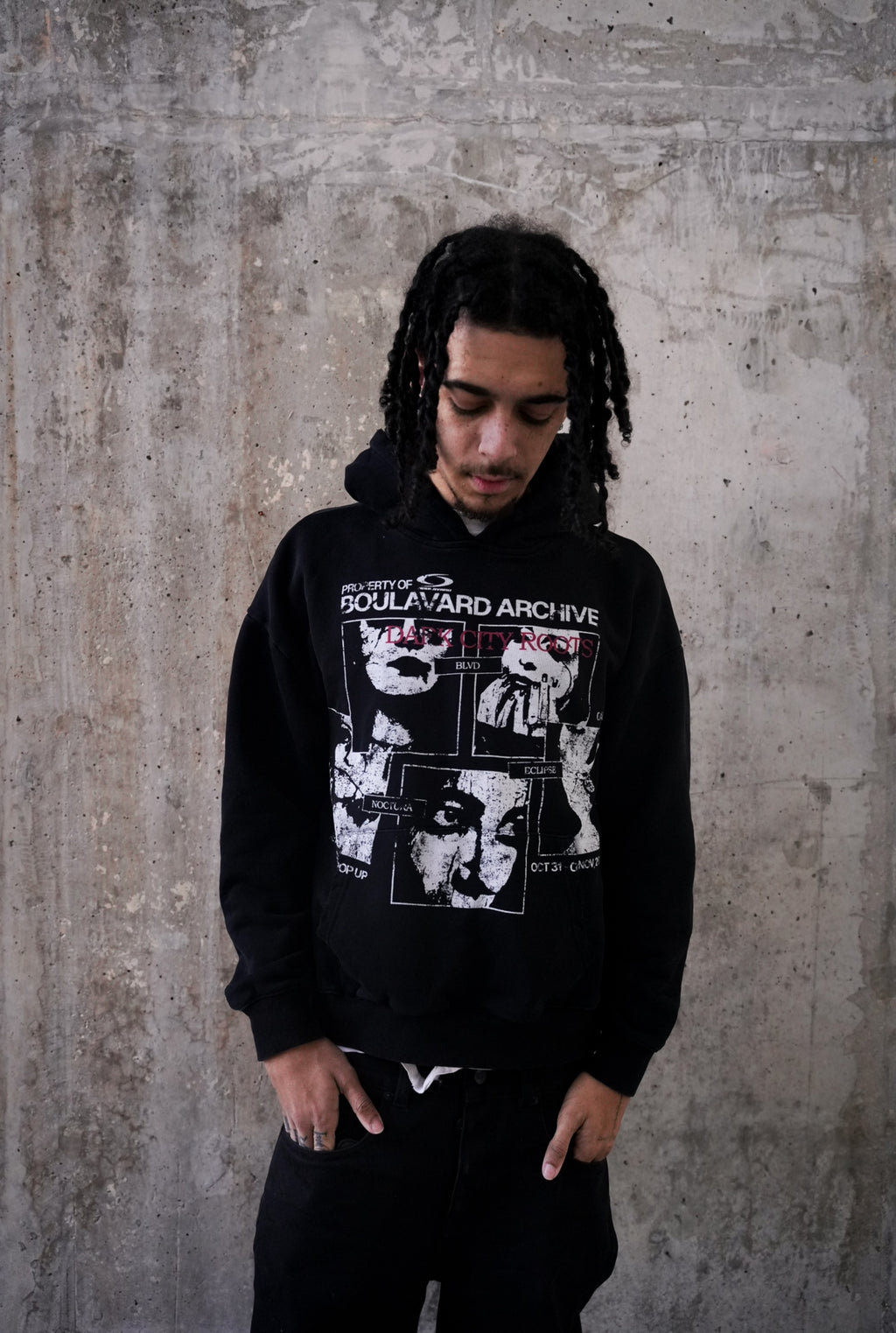 DARK CITY ROOTS HOODIE